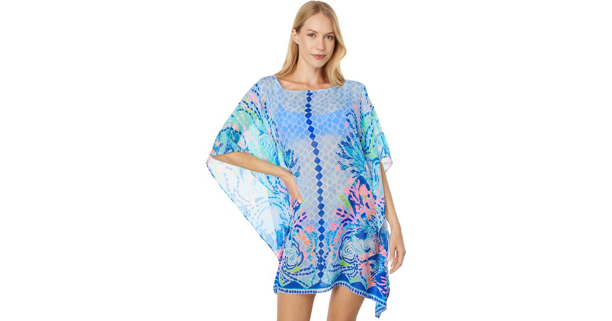 Lilly Pulitzer Alvaro Cover-up in Blue | Lyst
