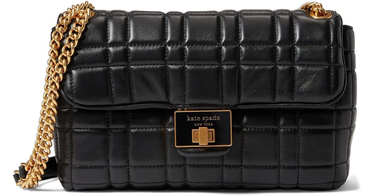 Kate Spade Evelyn Quilted Leather Medium Convertible Shoulder Bag in