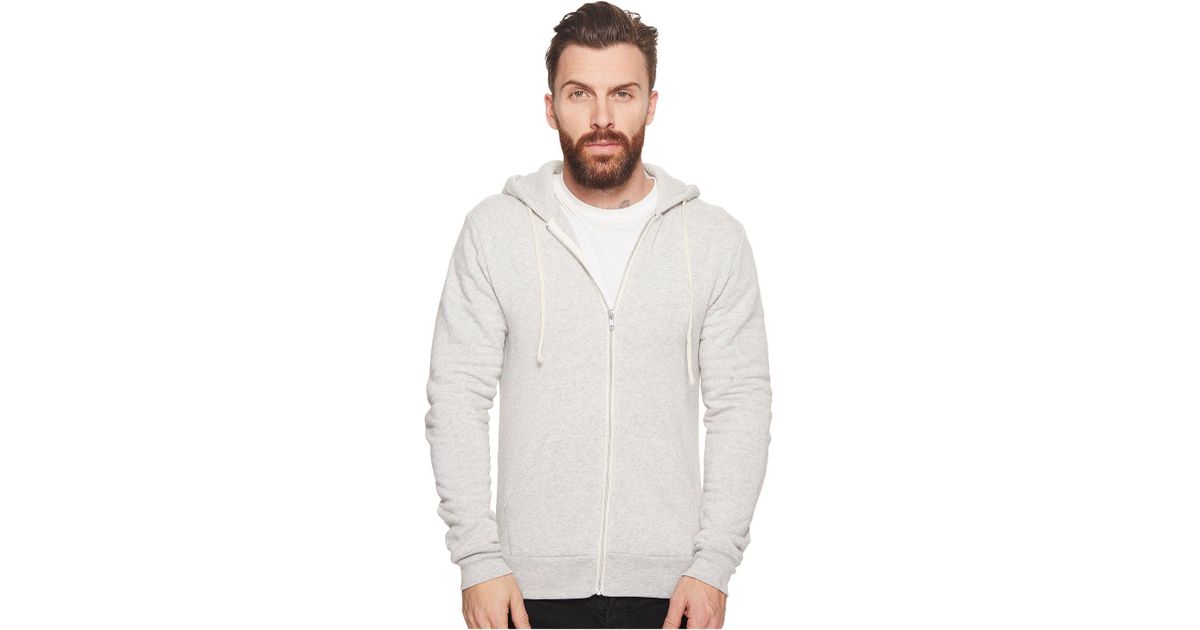 Alternative Mens Rocky Throwback Eco-Fleece Zip Hoodie