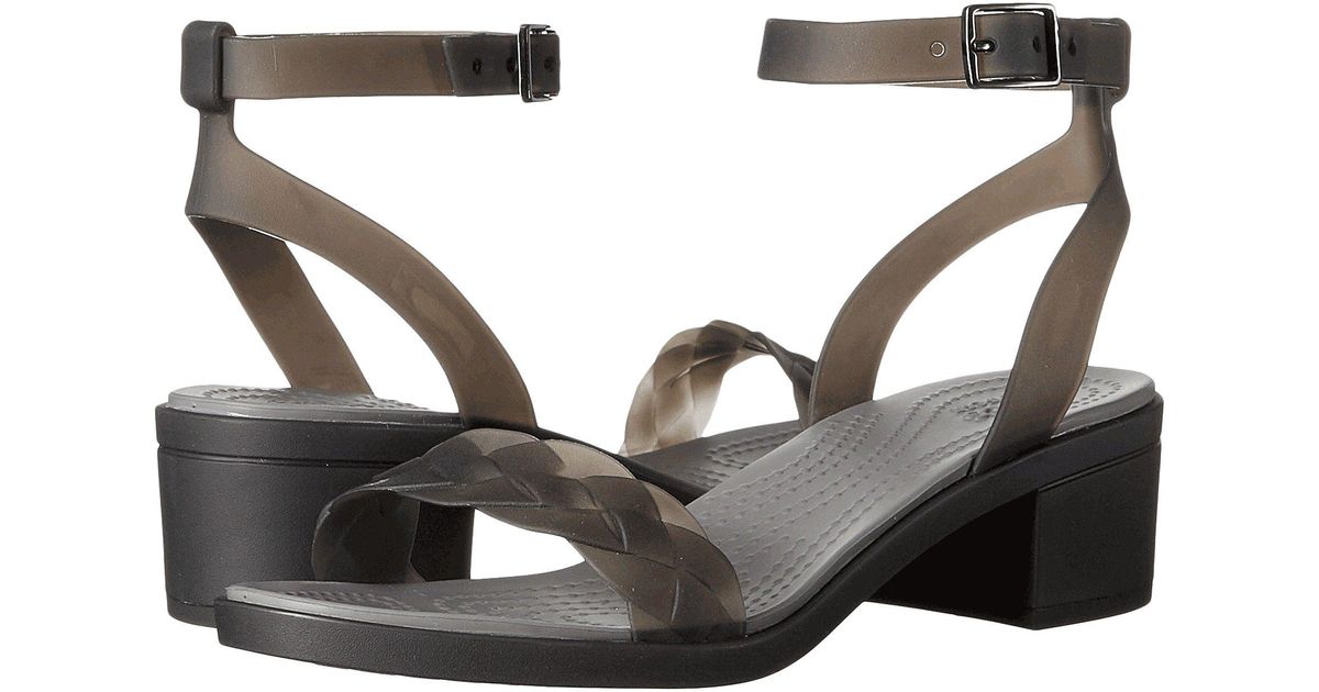 Crocs™ Isabella Block Heel Wedge Sandal Lyst