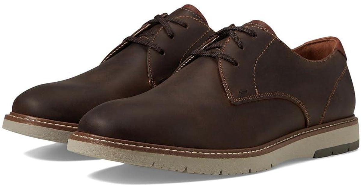 Florsheim Vibe Plain Toe Oxford ( Crazy Horse) Shoes In Brown For Men - Foto 8