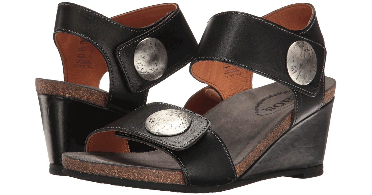 Taos Footwear Leather Carousel 2 in Black Lyst