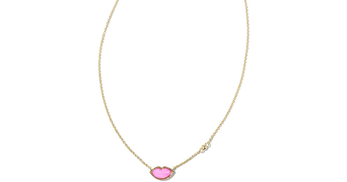 Kendra Scott | Jewelry | Kendra Scott Rayne Hot Pink Necklace | Poshmark