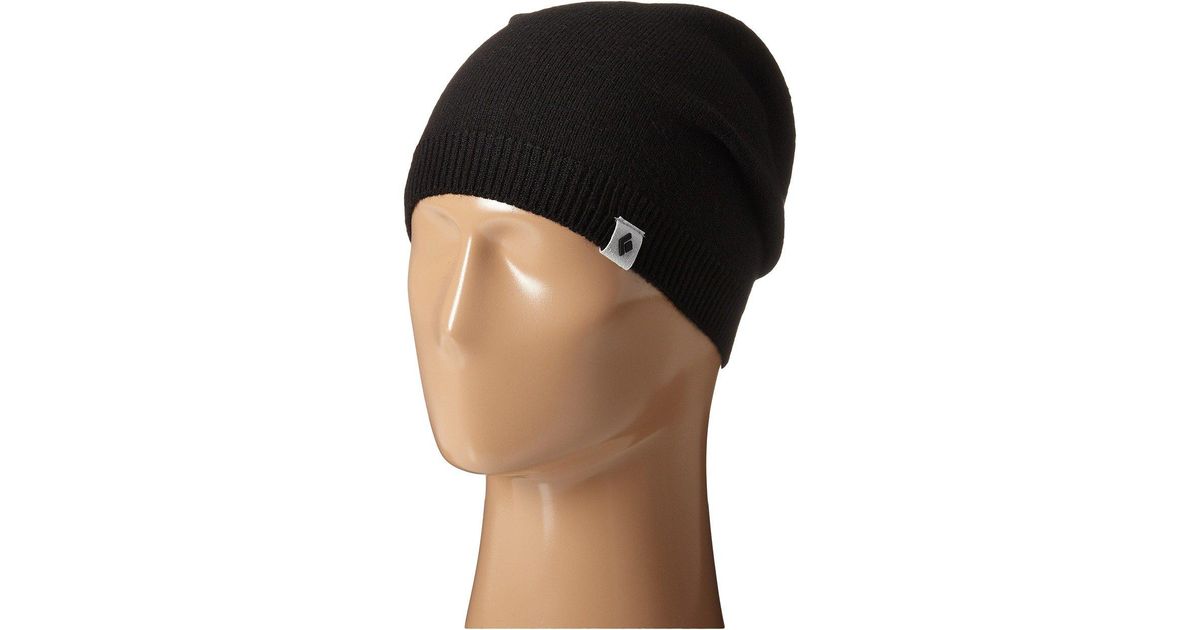 black diamond merino beanie