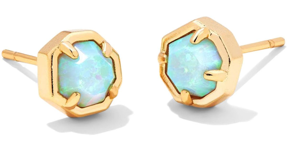 Kendra Scott Nola Stud Earrings in Blue Lyst