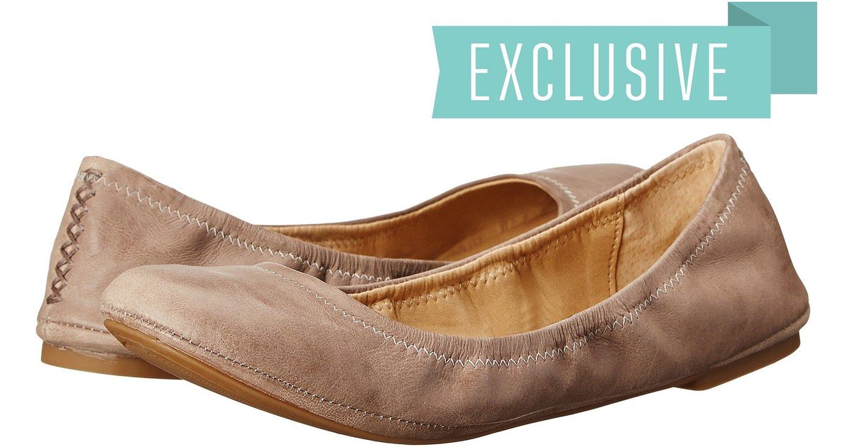 lucky brand emmie flats platinum