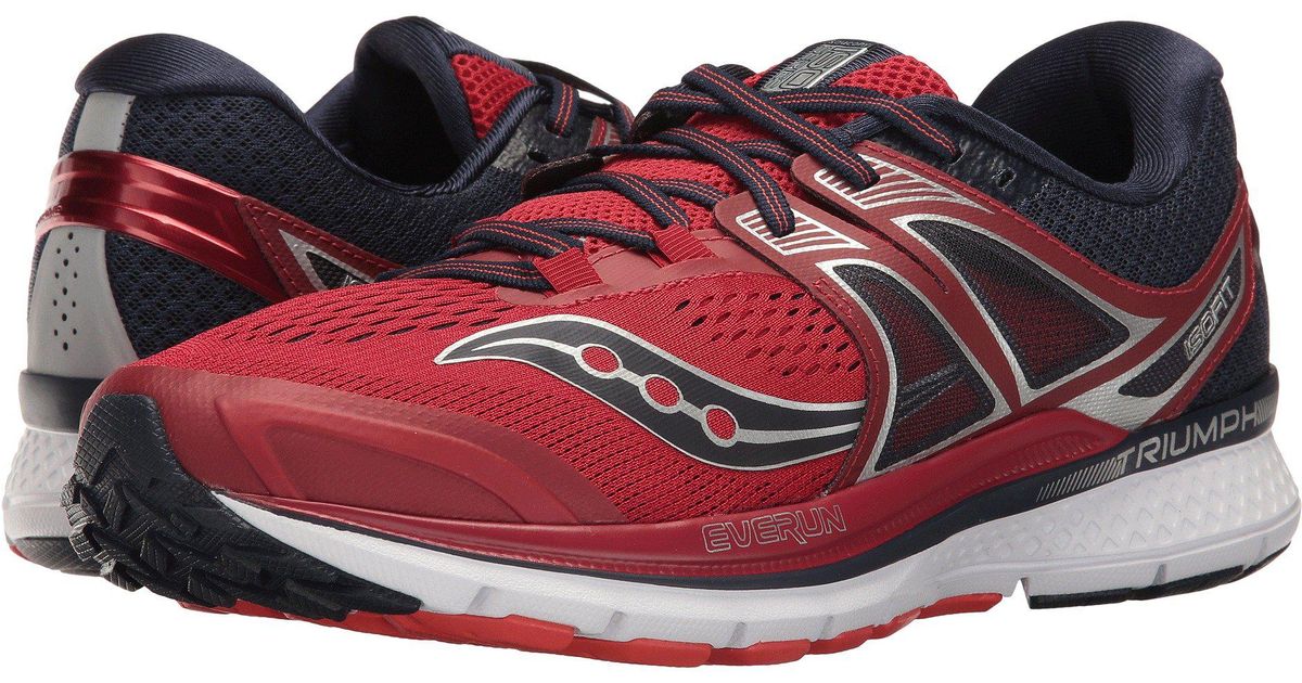 saucony triumph iso mens red
