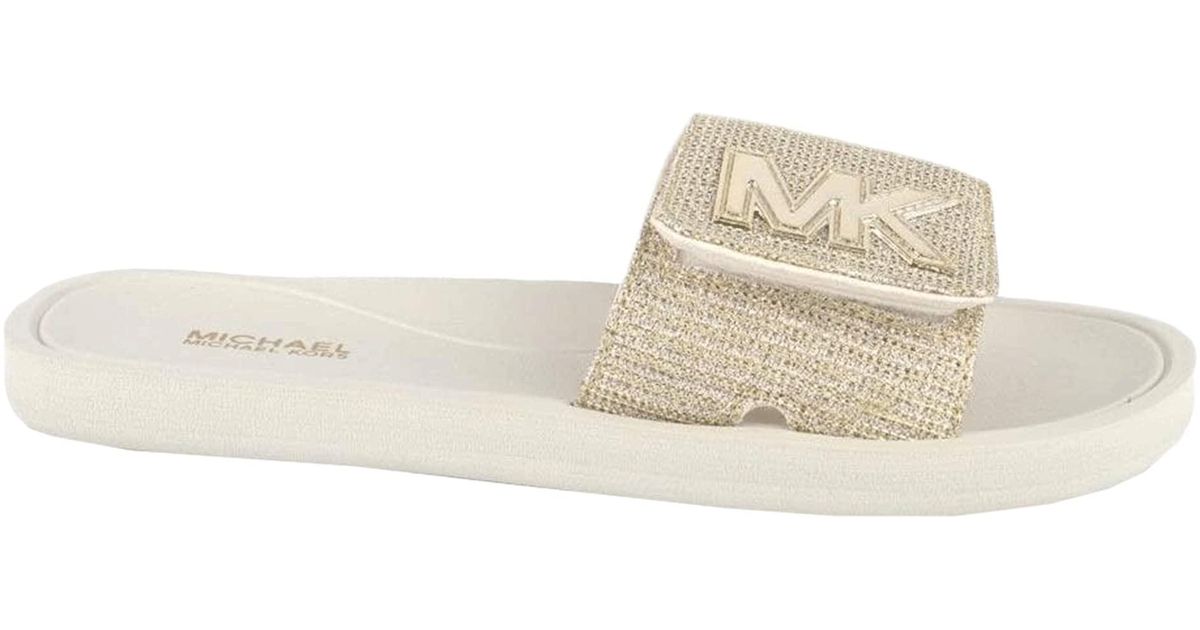 michael kors embellished slides