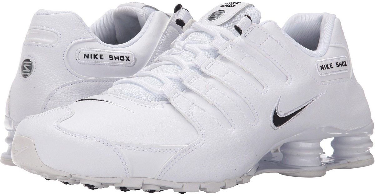 nike shox triple white