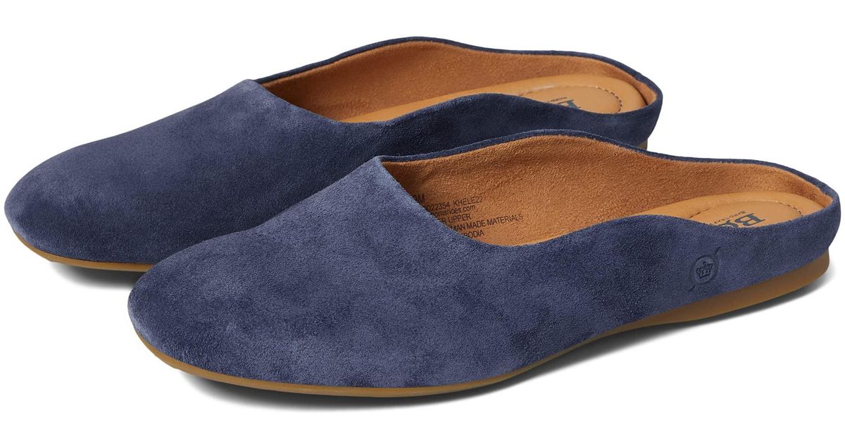 born bryar leather flat mules