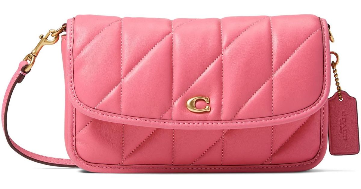 COACH Quilted Pillow Leather Hayden Crossbody in Pink Lyst