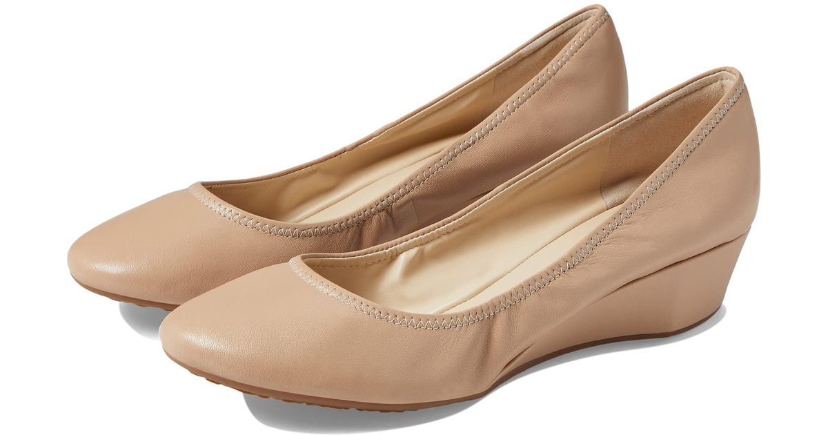 Cole Haan Sloane Wedge in Natural | Lyst