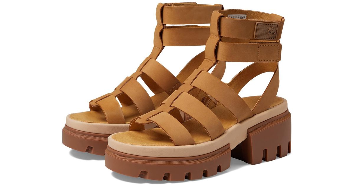 Timberland Everleigh Gladiator in Brown Lyst