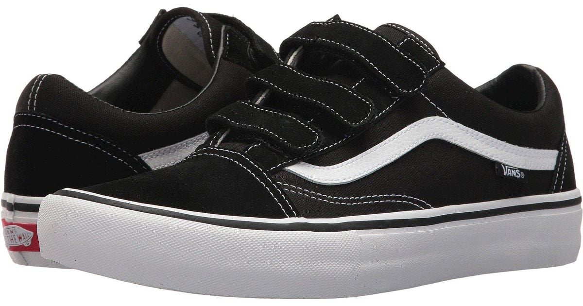 old skool v pro black white