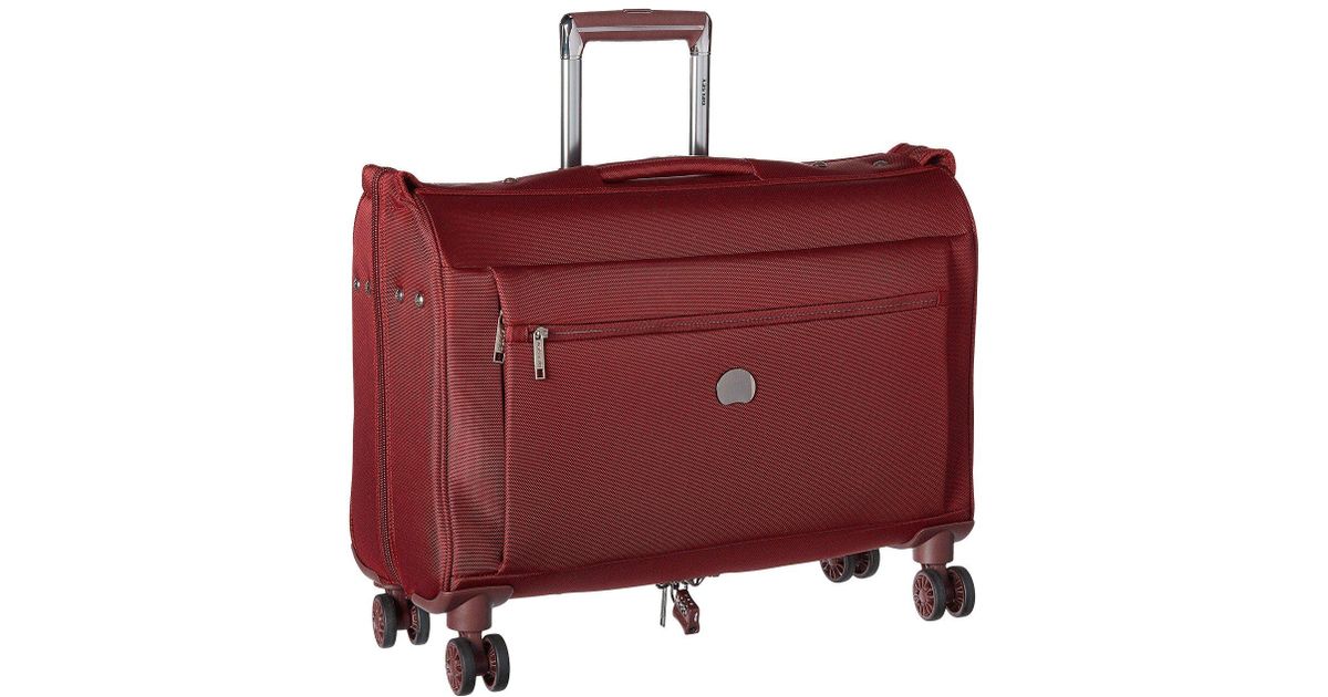 Delsey Montmartre Carryon Spinner Trolley Garment Bag (bordeaux