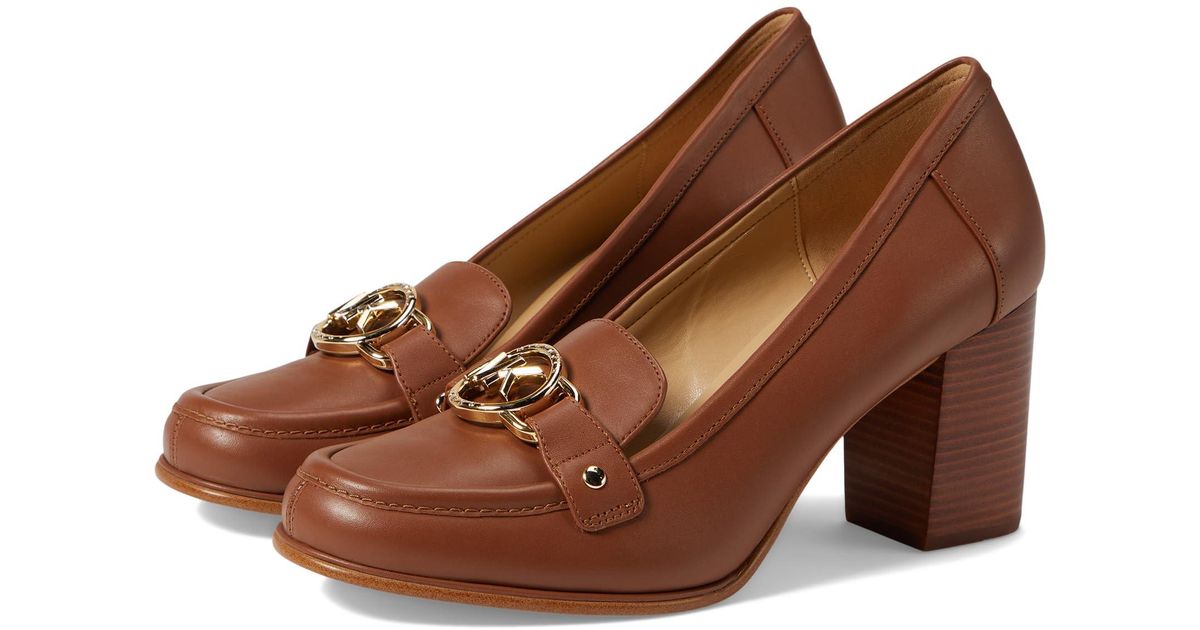 michael kors ripley leather loafer