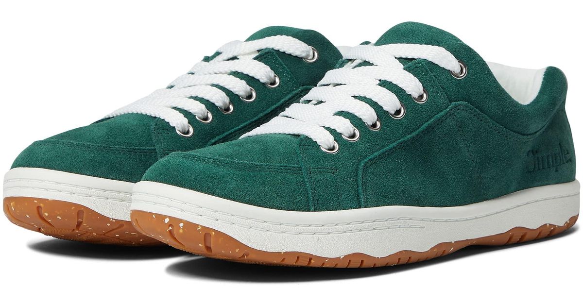 Simple Os Standard Issue Suede In Green Lyst