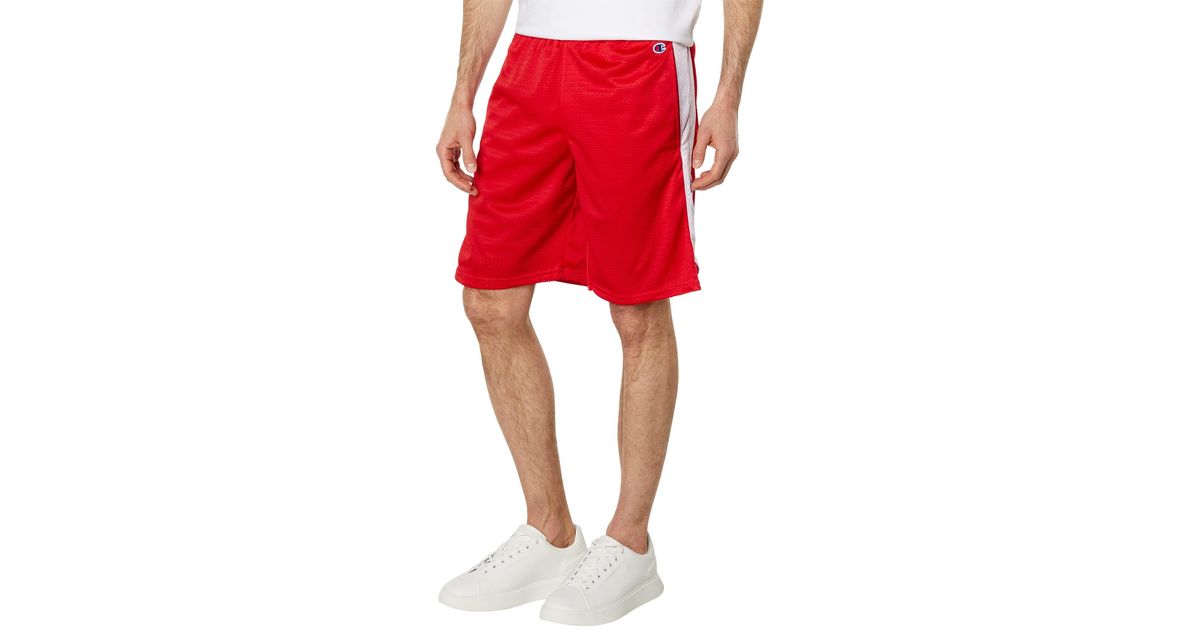 Champion 10 Mesh Basketball Shorts in Red for Men Lyst