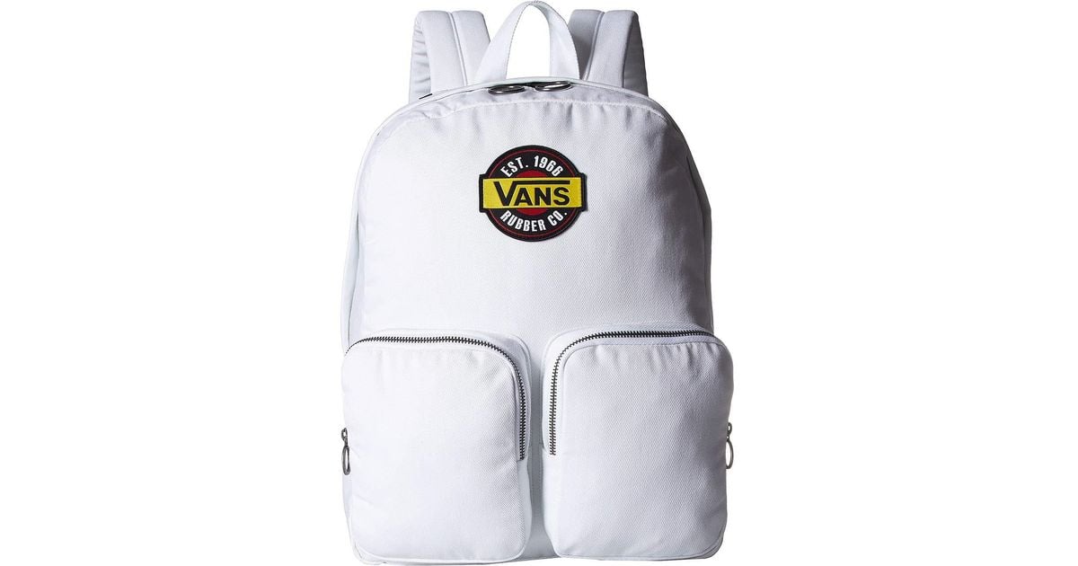 Vans Cotton Outsider Backpack (white 