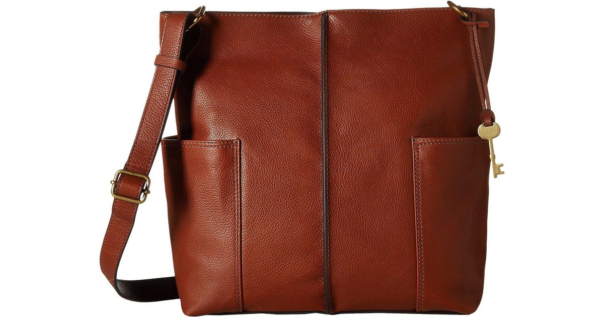 fossil lane crossbody black