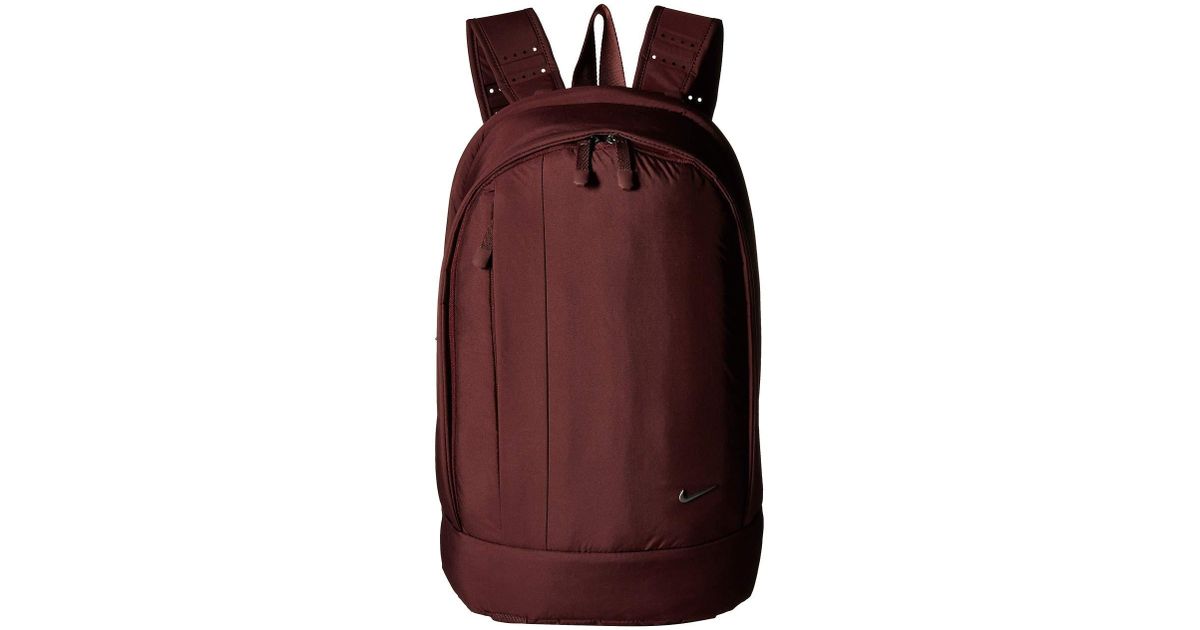 burgundy nike backpack
