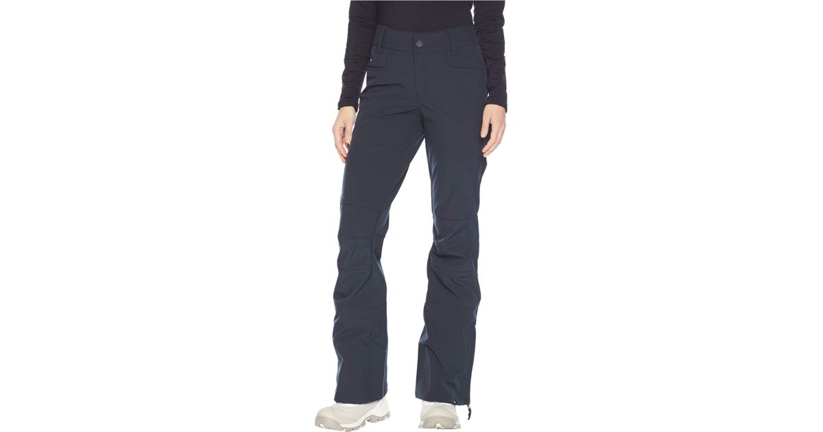 Roxy Fleece Creek 15k Snow Pants In Blue Lyst