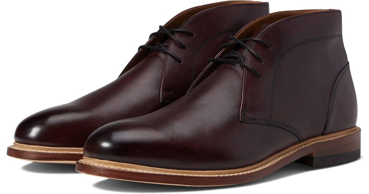 Florsheim Leather Annuity Chukka Boot in Burgundy (Red) for Men | Lyst