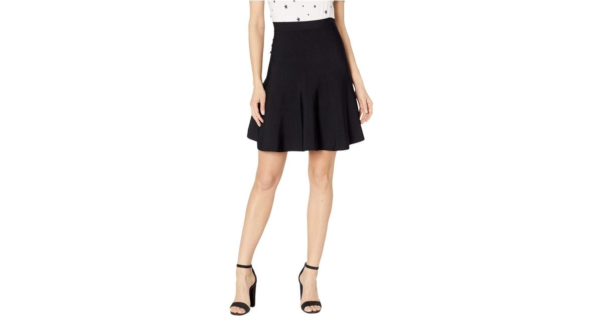 Bcbg black on sale a line skirt