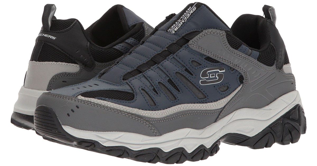 Skechers After Burn M. Fit in Blue for 