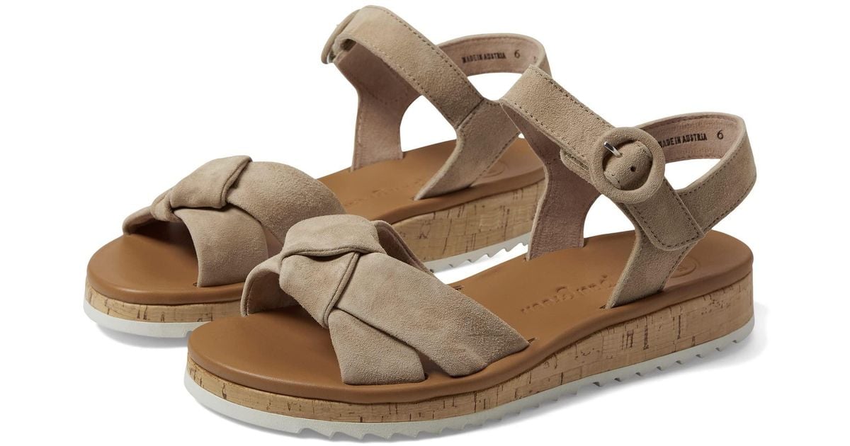 Paul Green Roman Sandal in Metallic Lyst