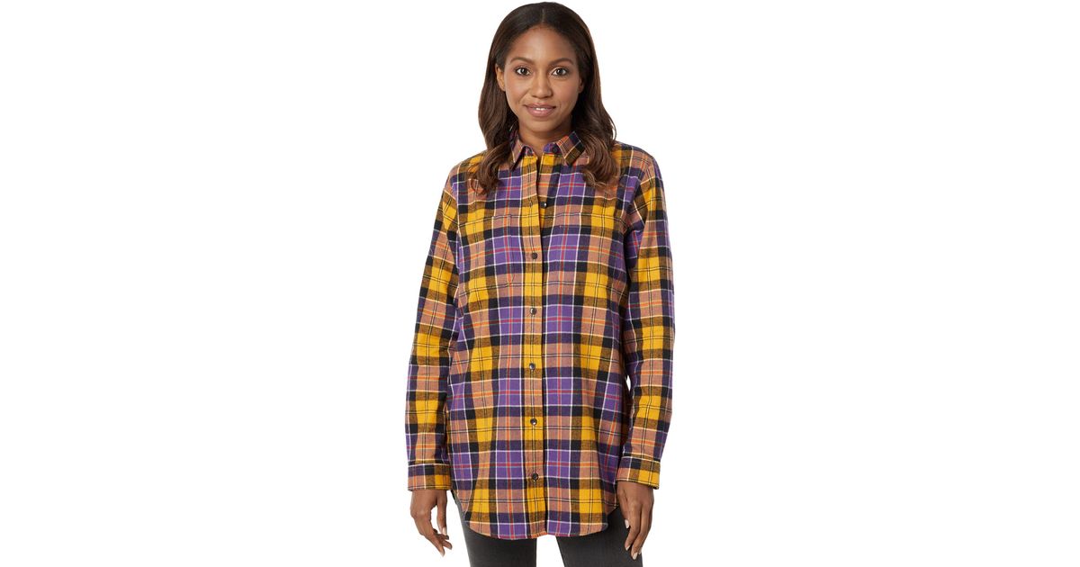 ll bean plaid tunic