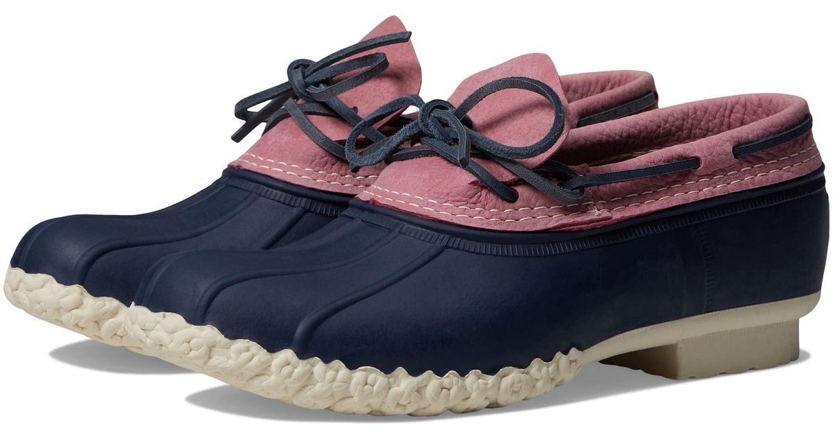L.L. Bean Rubber Moc in Blue Lyst
