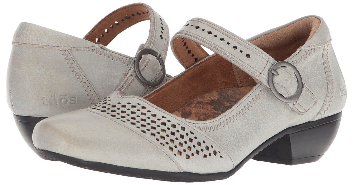 Taos Footwear Leather Esteem in Light Grey (Gray) Lyst