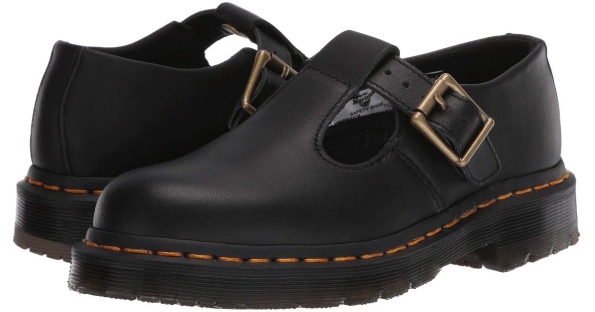 Dr. Martens Polley Slip-resistant Mary-jane in Black | Lyst