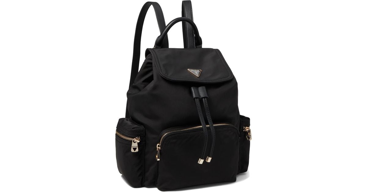 Guess Eco Gemma Backpack in Black | Lyst