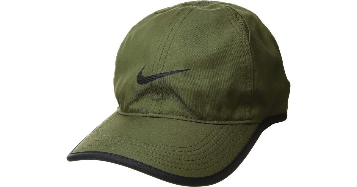 nike featherlight cap black