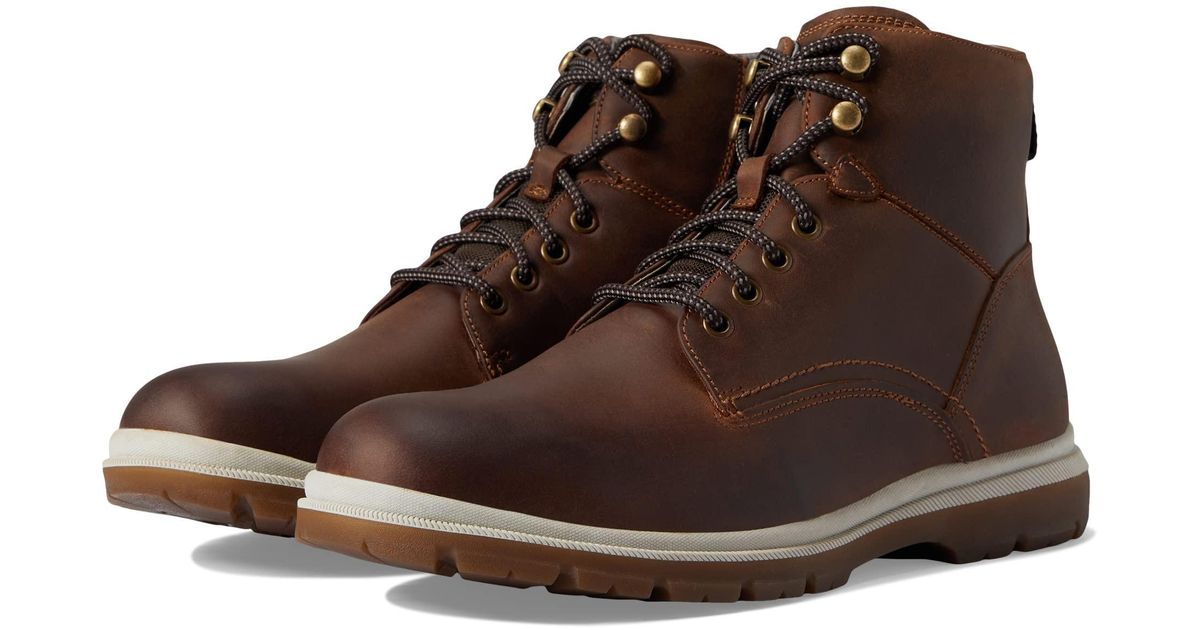 Florsheim Lookout Plain Toe Lace-up Boot in Brown for Men | Lyst