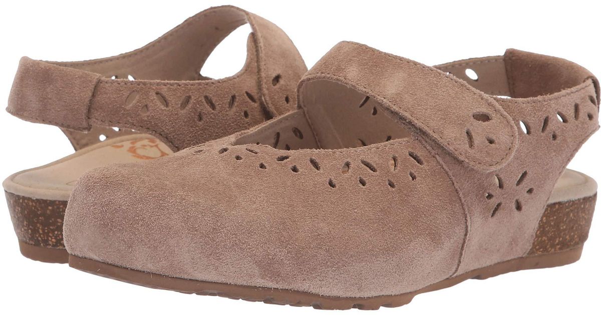 Aetrex Leather Cheryl Mary Jane (taupe) Maryjane Shoes in Brown - Lyst