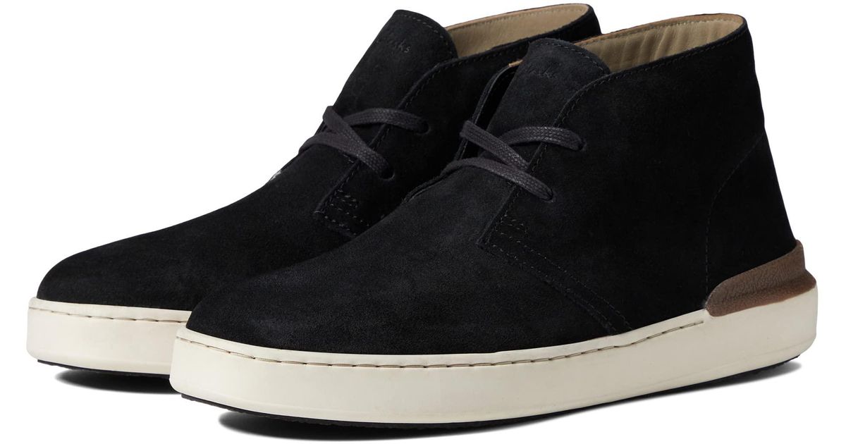 Clarks Leather Courtlite Dbt in Black for Men Lyst