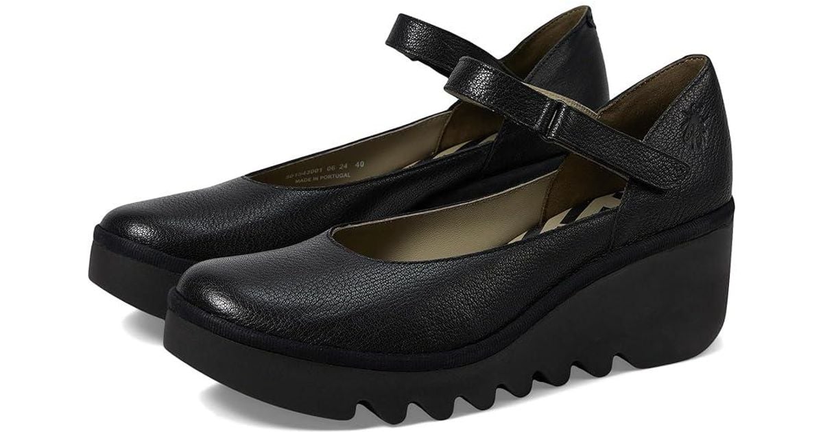 Fly London Bawo543fly Scarpe Donna - Verde, Tomaia In Pelle, Suola Alta, Modello Comfort, Taglia 38 EU