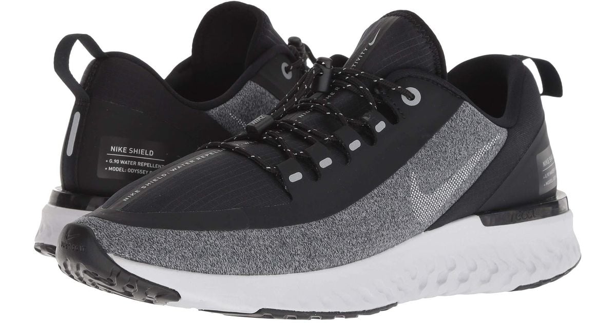 men's nike odyssey react shield running shoes