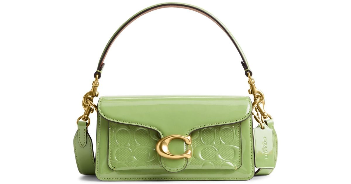 Coach tabby green new arrivals