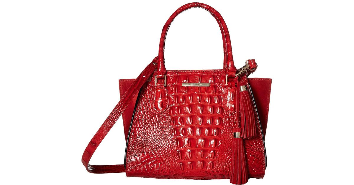 red brahmin handbags