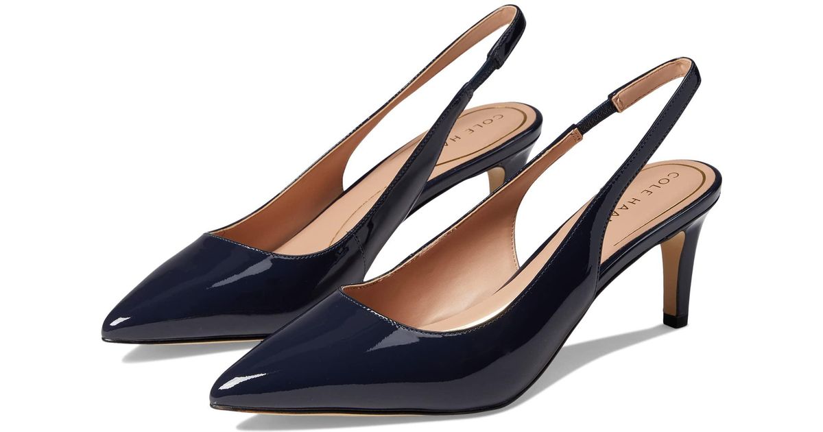 cole haan blue pumps