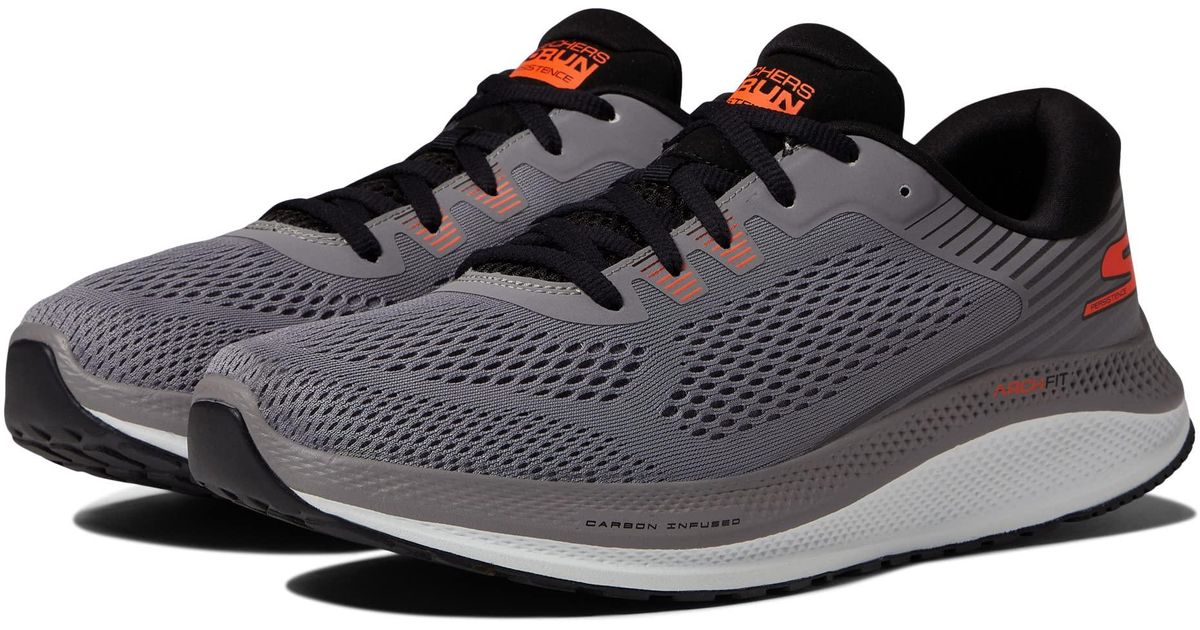 Skechers Synthetic Go Run Arch Fit Persistence in Gray for Men Lyst