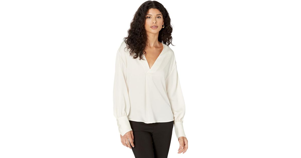 Mango Synthetic Olivia Blouse in Beige (Natural) | Lyst