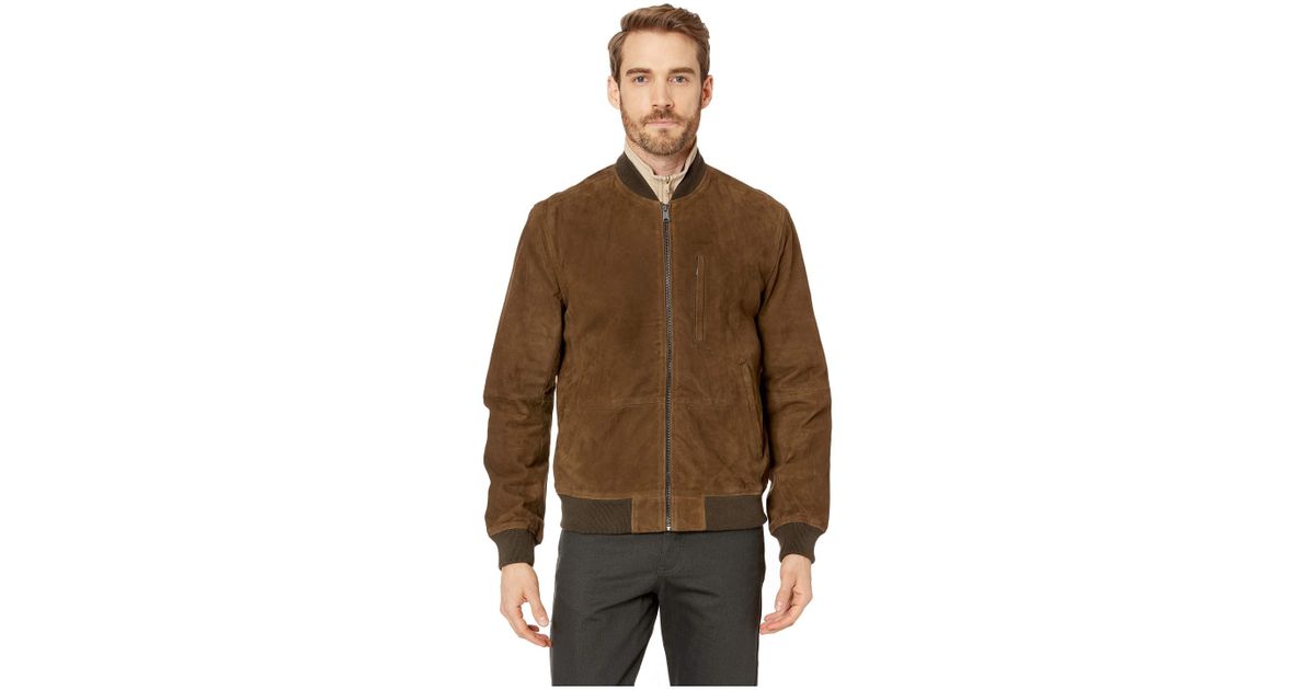 lucky brand mens suede jacket