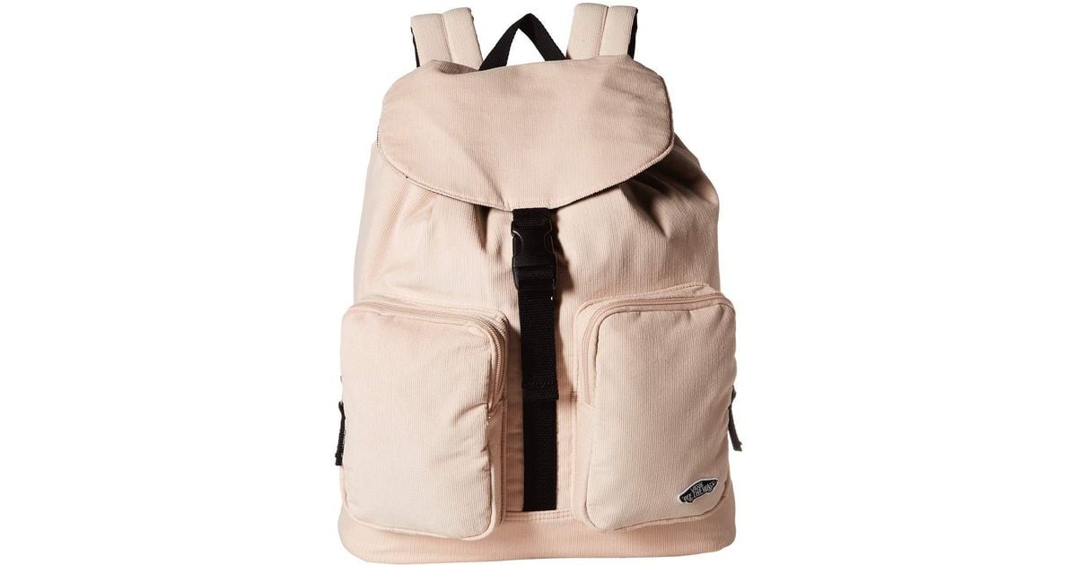 Vans Cotton Geomancer Cord Backpack in Beige (Natural) - Lyst