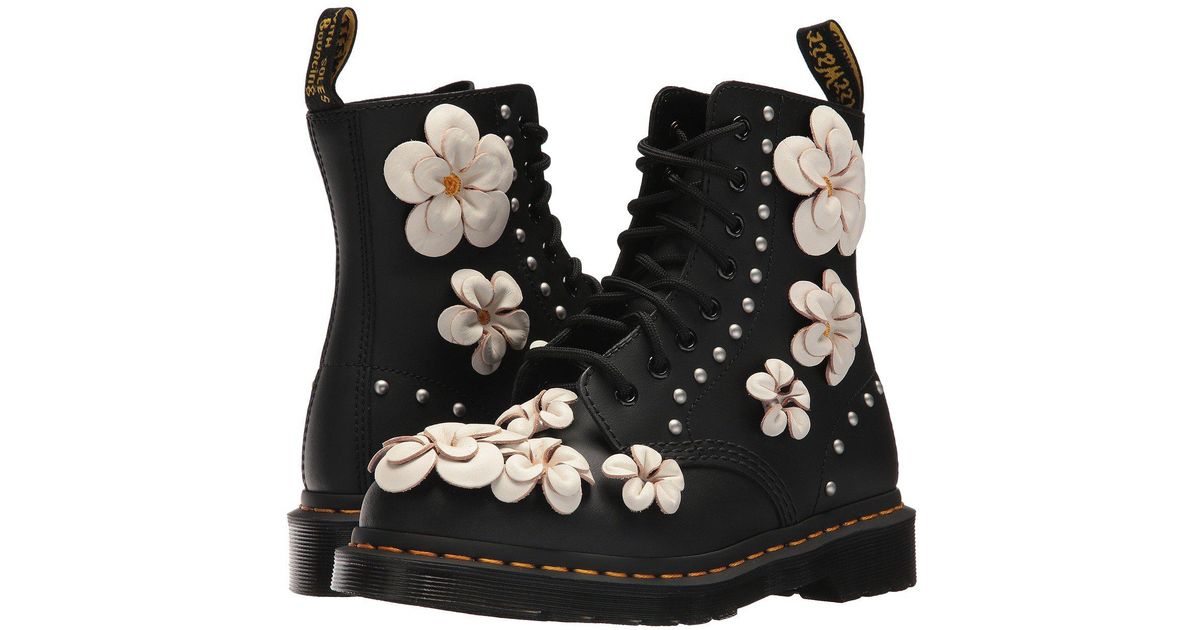 dr martens 1460 pascal flower