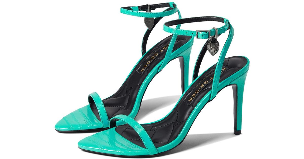 Kurt Geiger Synthetic Shoreditch Sandal in Green Lyst